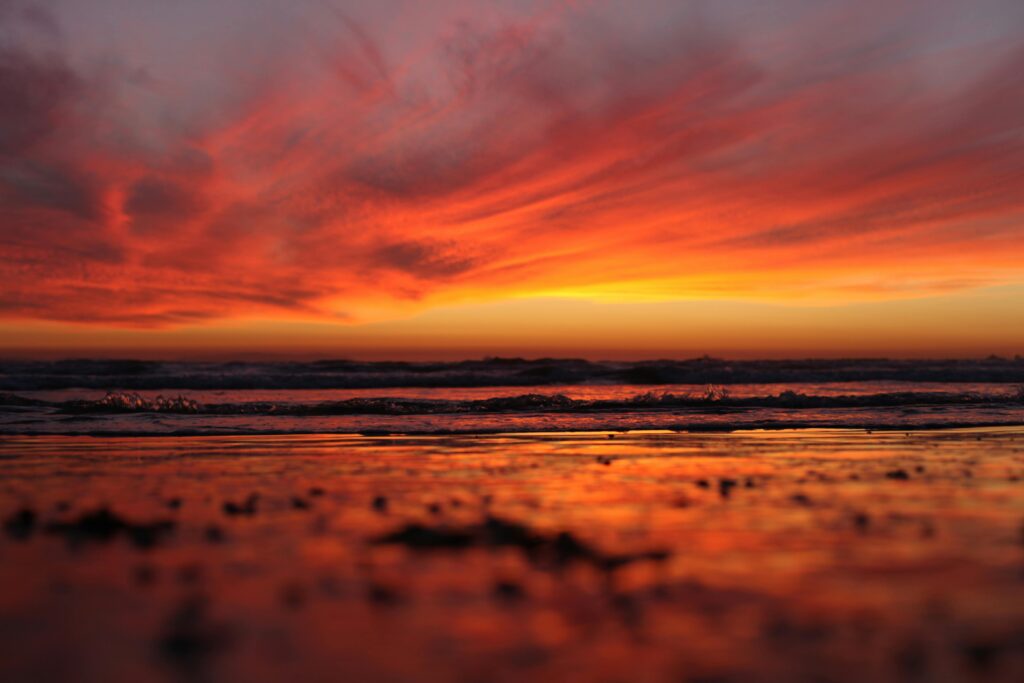 Beach sunset